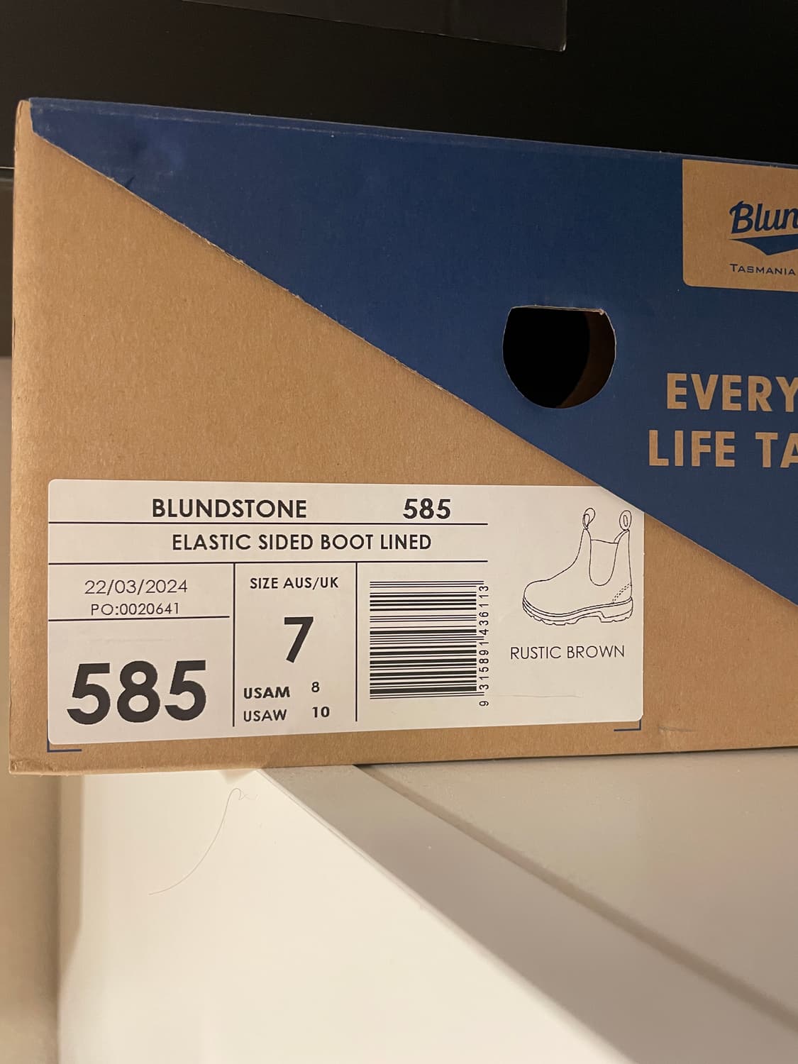 블런드스톤 585 첼시부츠 러스틱 브라운 상품이미지2