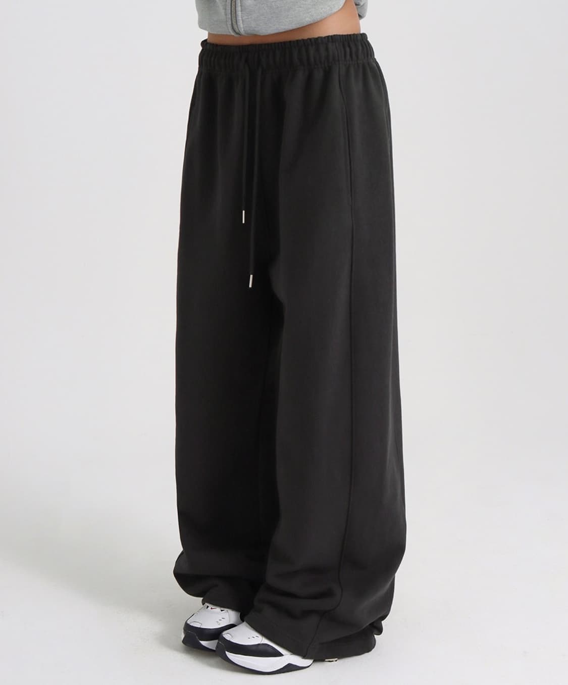 새상품) 블랙업 헤비스웨트 와이드 투웨이 팬츠 M 상품이미지3