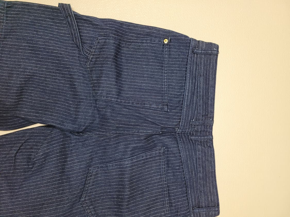자라 ZARA 남자 스트라이프 청 반바지 34 인디고 상품이미지10