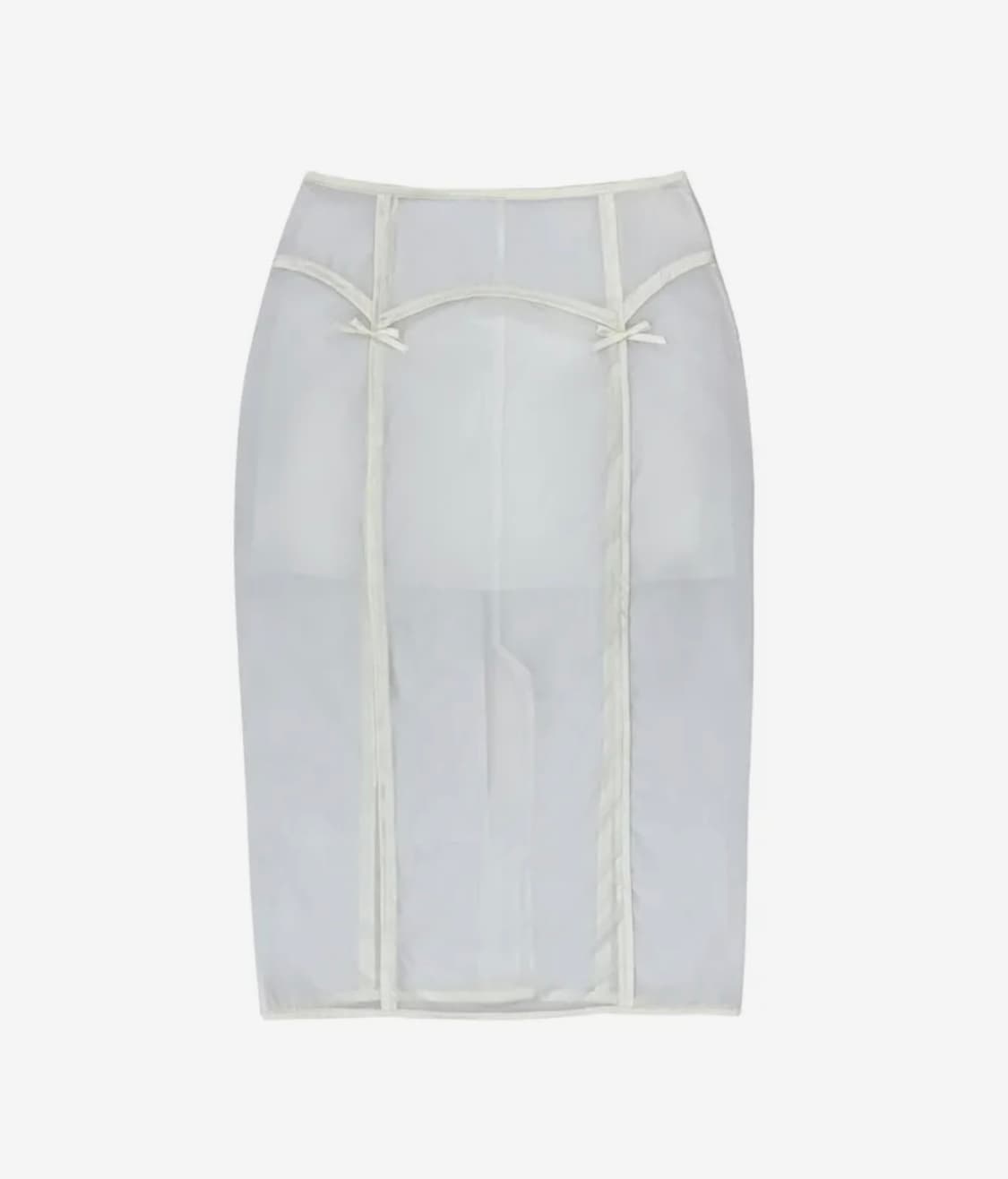 145오피스 미디스커트 화이트 S 상품이미지1