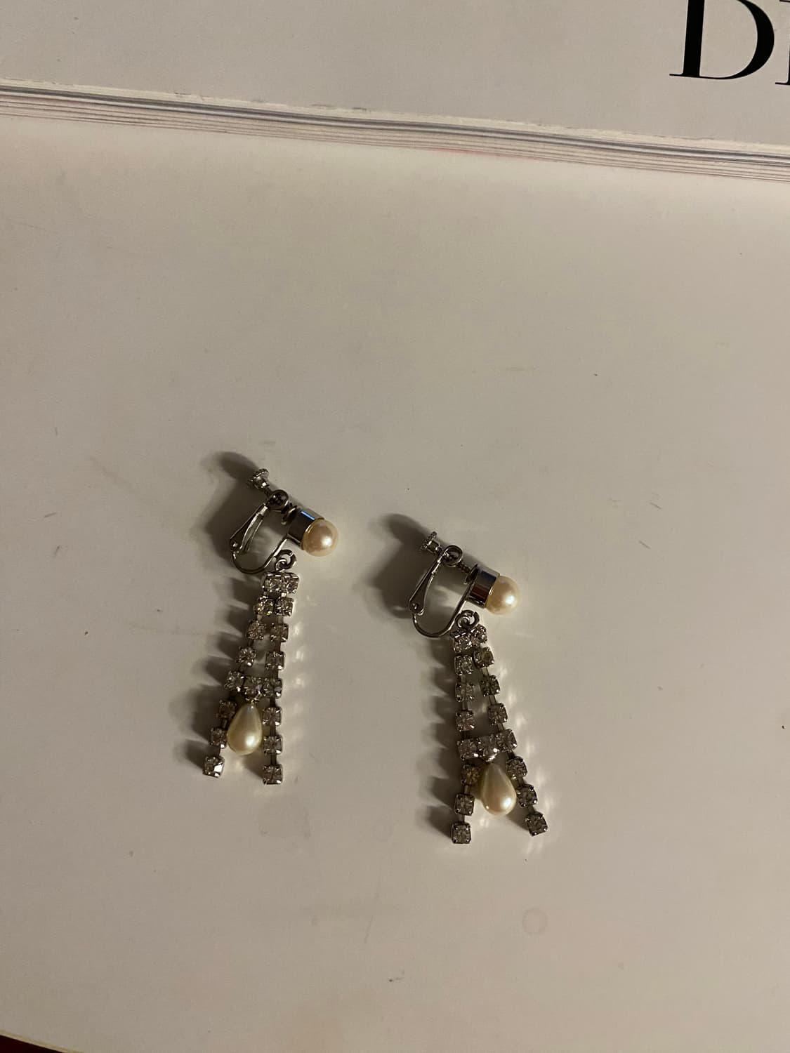 빈티지 큐빅 귀찌 귀걸이 상품이미지2