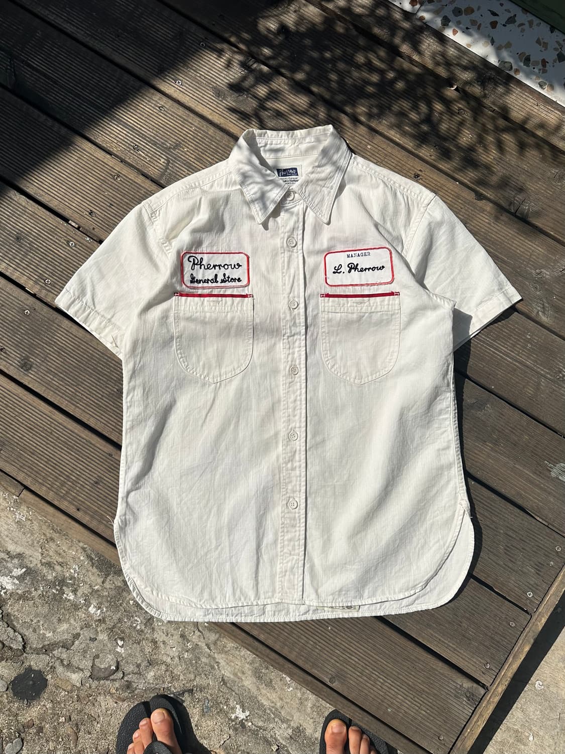 Pherrow’s Lounge patch short shirt 상품이미지7