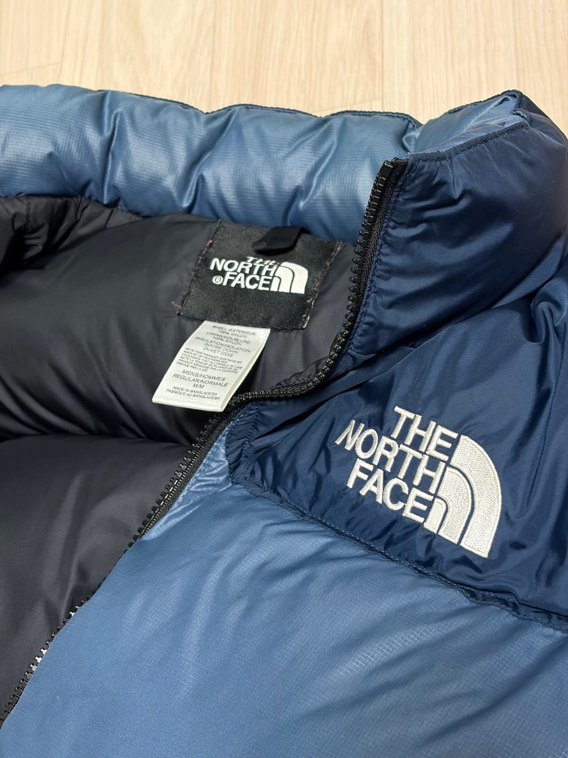 [M] 노스페이스 눕시 센터 로고 블루 네이비 (국내 L) 상품이미지5