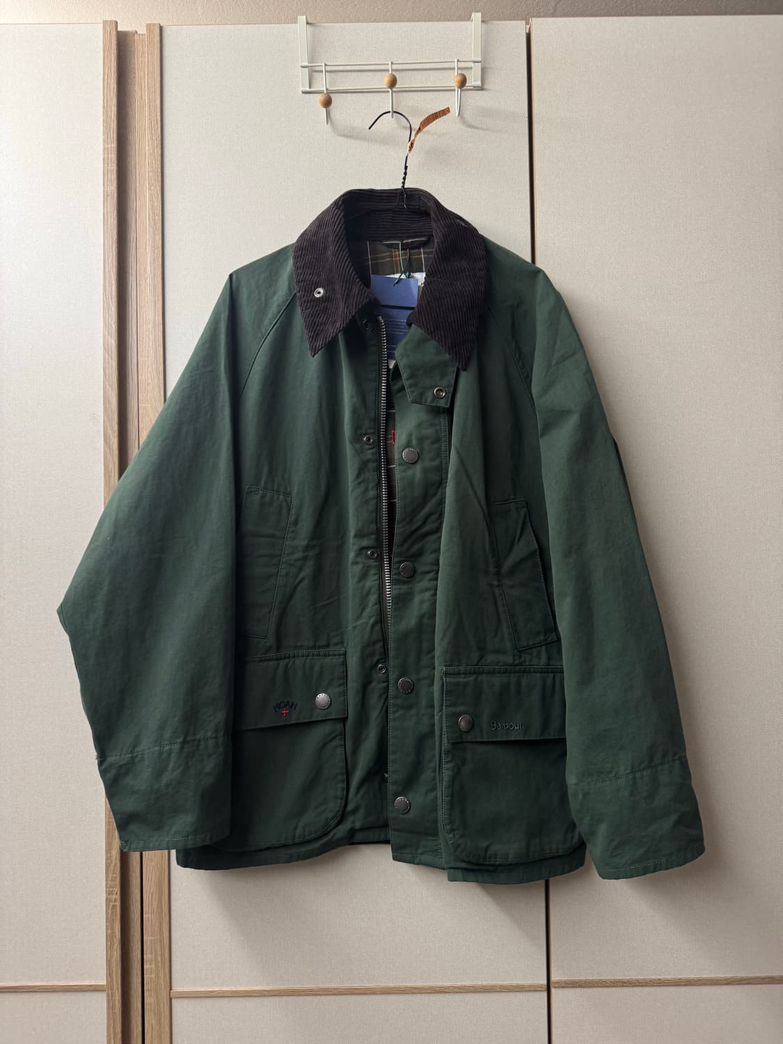 바버 x 노아 뽀빠이 비데일 논왁스 자켓 상품이미지1