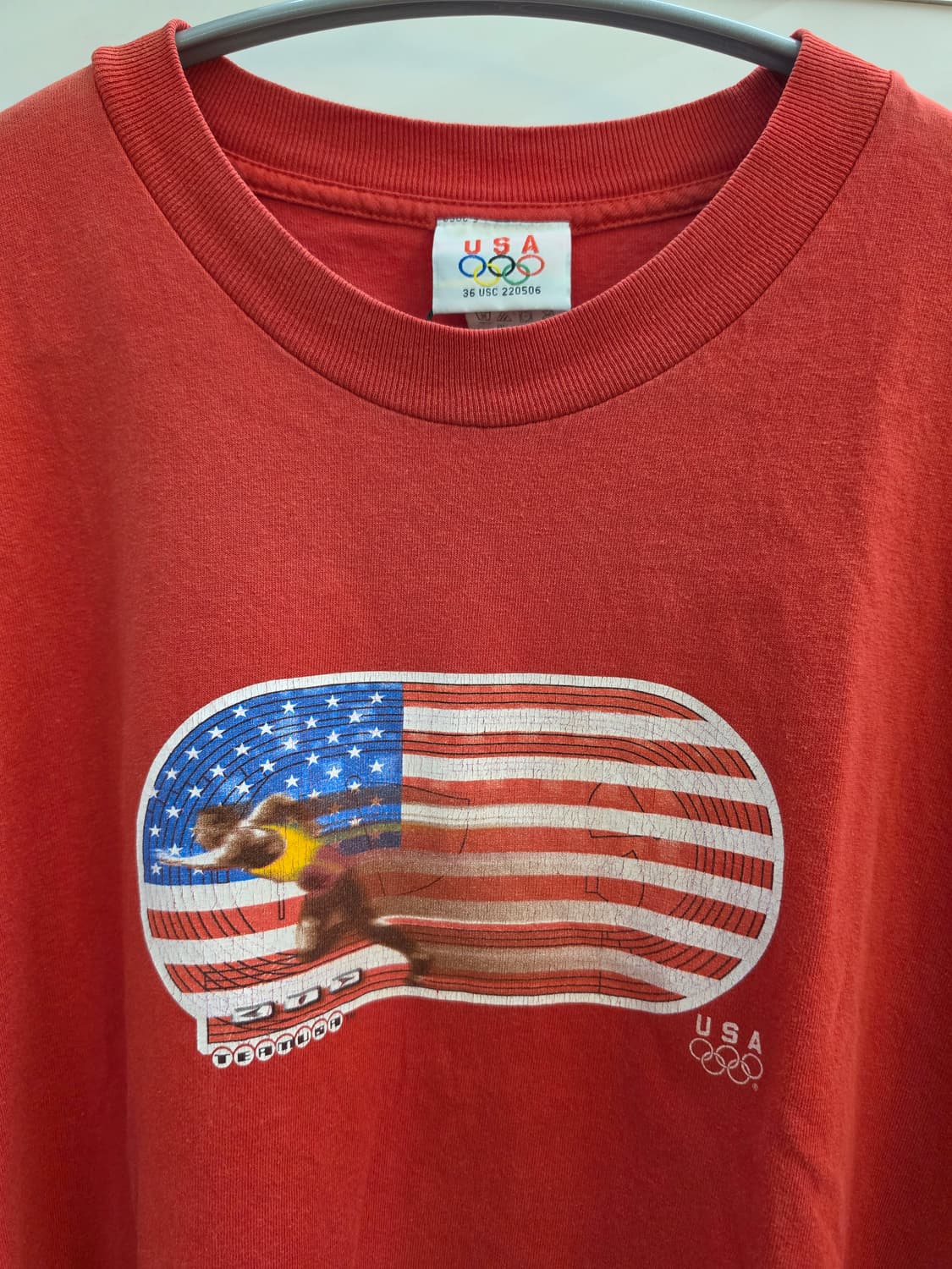 1996 애틀랜타 올림픽 공식 라이선스 프로모 USA 티셔츠 상품이미지2