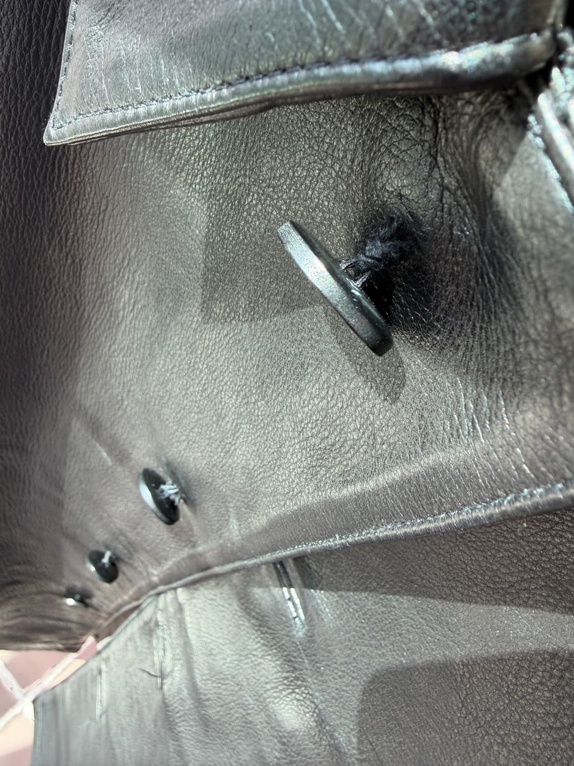 바나나리퍼블릭 레더 카코트 상품이미지6