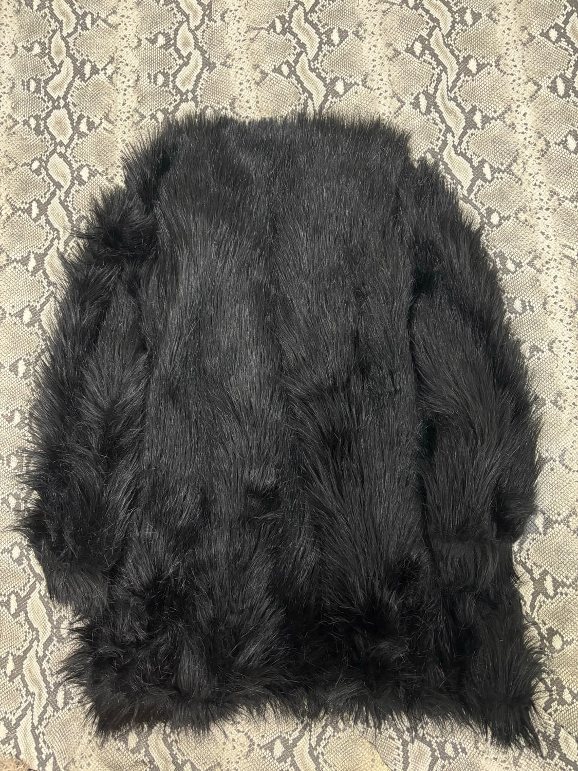 Black ECO Fur Jacket 상품이미지5