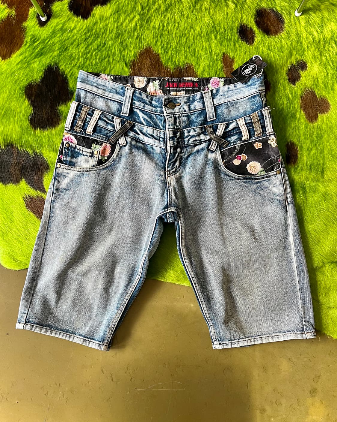 ~90s JACK SERIKA Vintage Denim Shorts 상품이미지3
