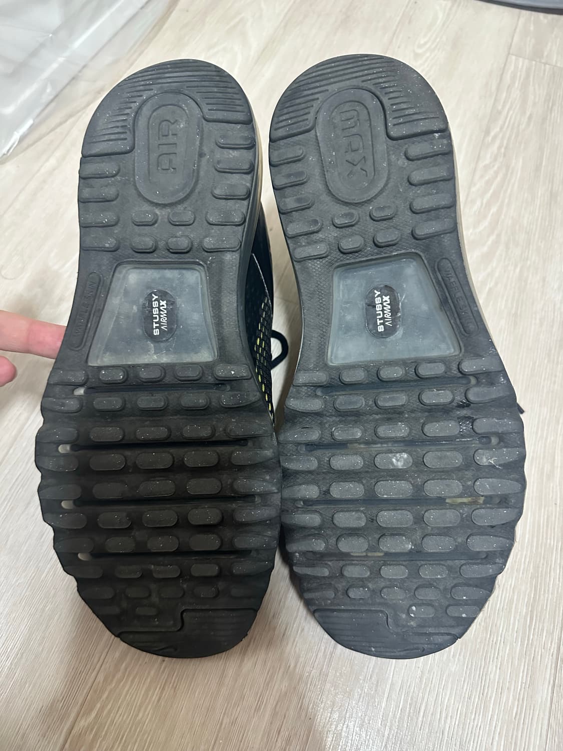 나이키 x 스투시 에어맥스 2013 블랙 285 상품이미지5