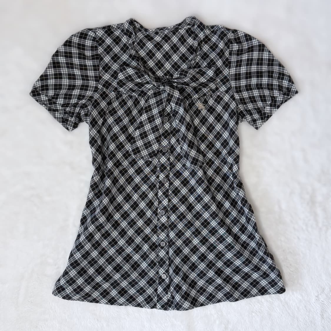 Burberry 버버리 블루라벨 대장템 로걀탑 블라우스 ≽^•⩊•^≼ 상품이미지1