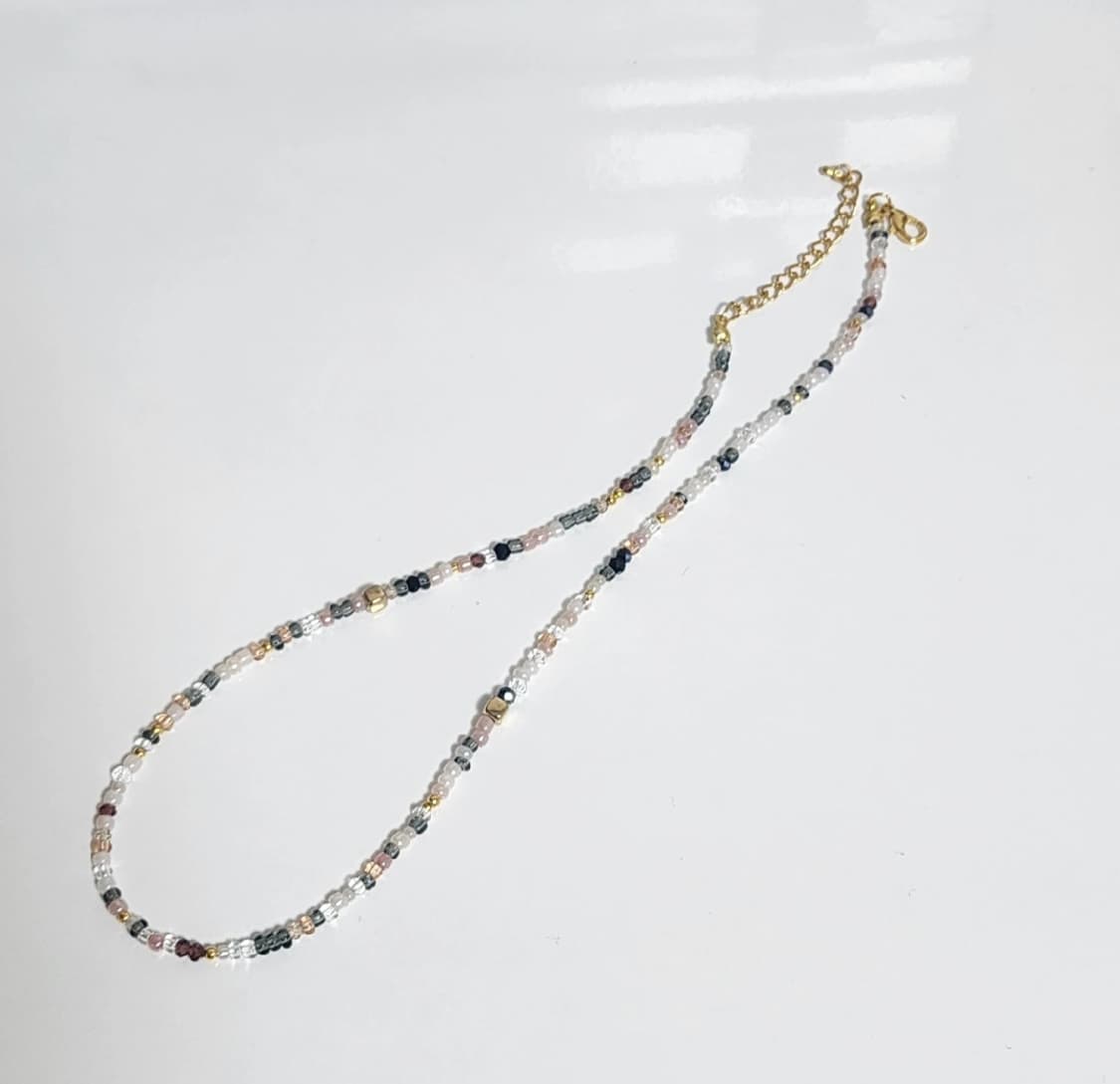 빈티지 무드 비즈 목걸이 상품이미지3