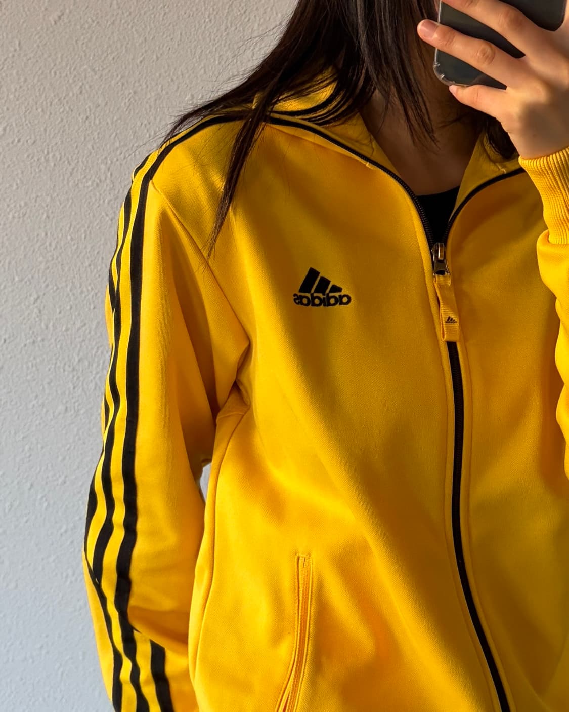 [S]아디다스 머스타드 옐로우 클래식 트랙탑 져지 상품이미지2