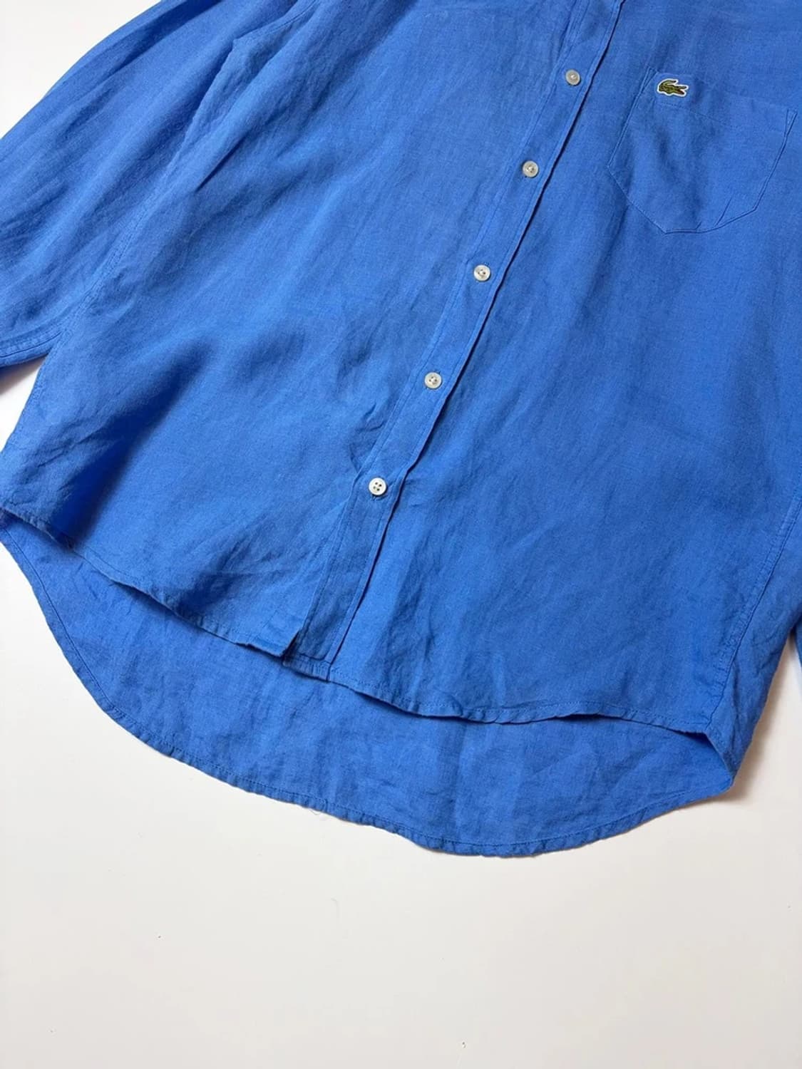 라코스테 오리지널 100% 린넨 버튼 다운 셔츠 PN9299 상품이미지4