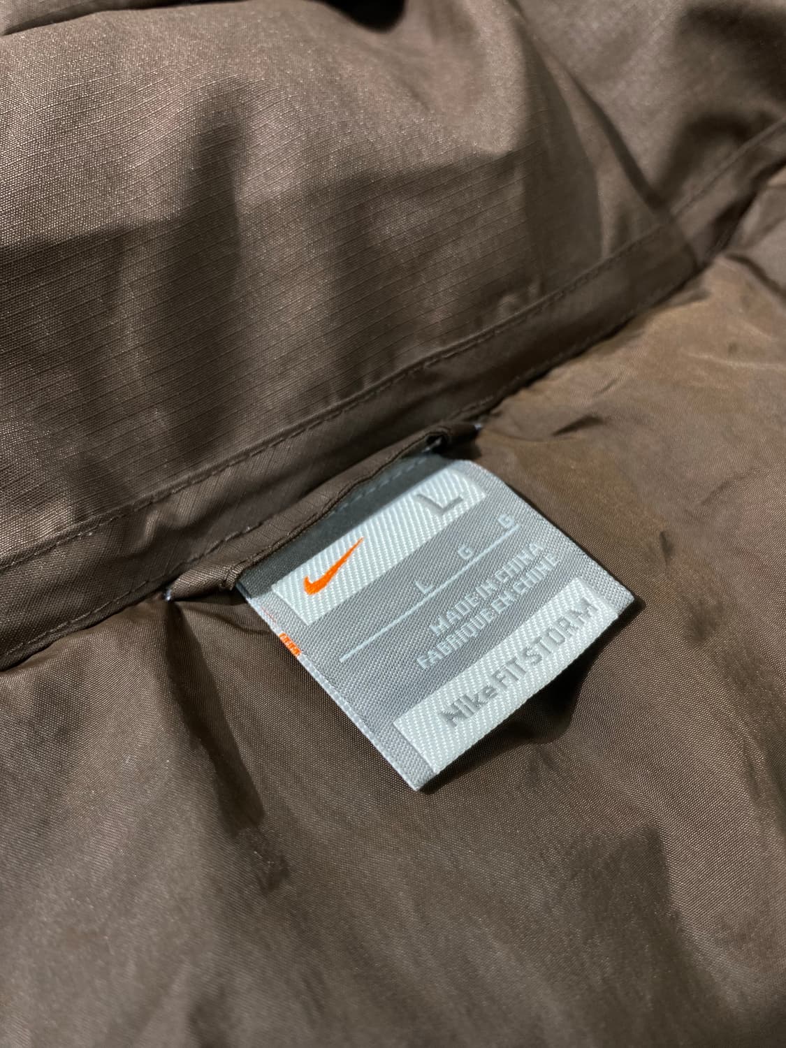 [L] 00s Nike 나이키 바르셀로나 브라운 덕다운 파카 상품이미지8