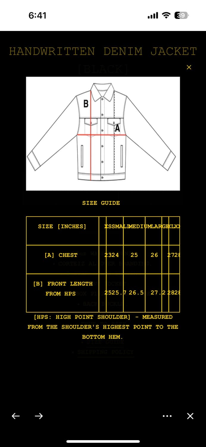 M) 코르테이즈 알카트라즈 패턴 데님 자켓 블랙 트러커 corteiz 상품이미지2
