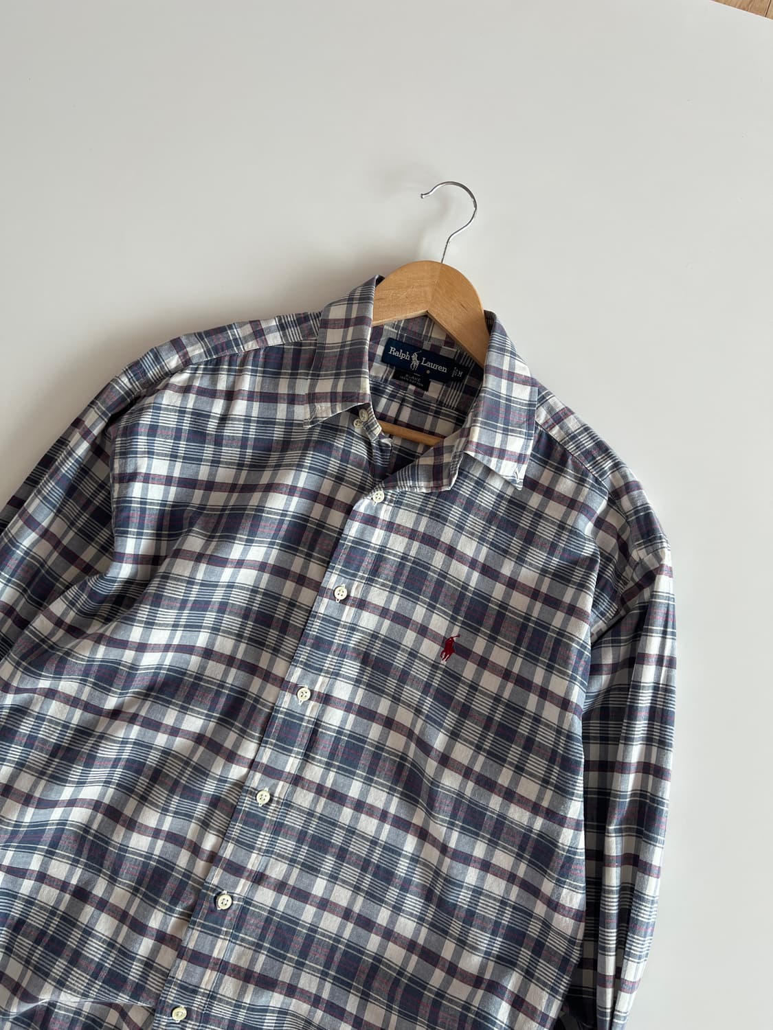 Polo Ralph Lauren 마드라스 코튼 체크 셔츠m 상품이미지4