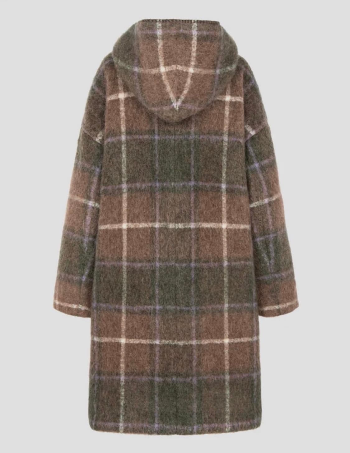 비이커 오리지널 알파카 후드 더플 코트 브라운 떡볶이 코트 상품이미지5