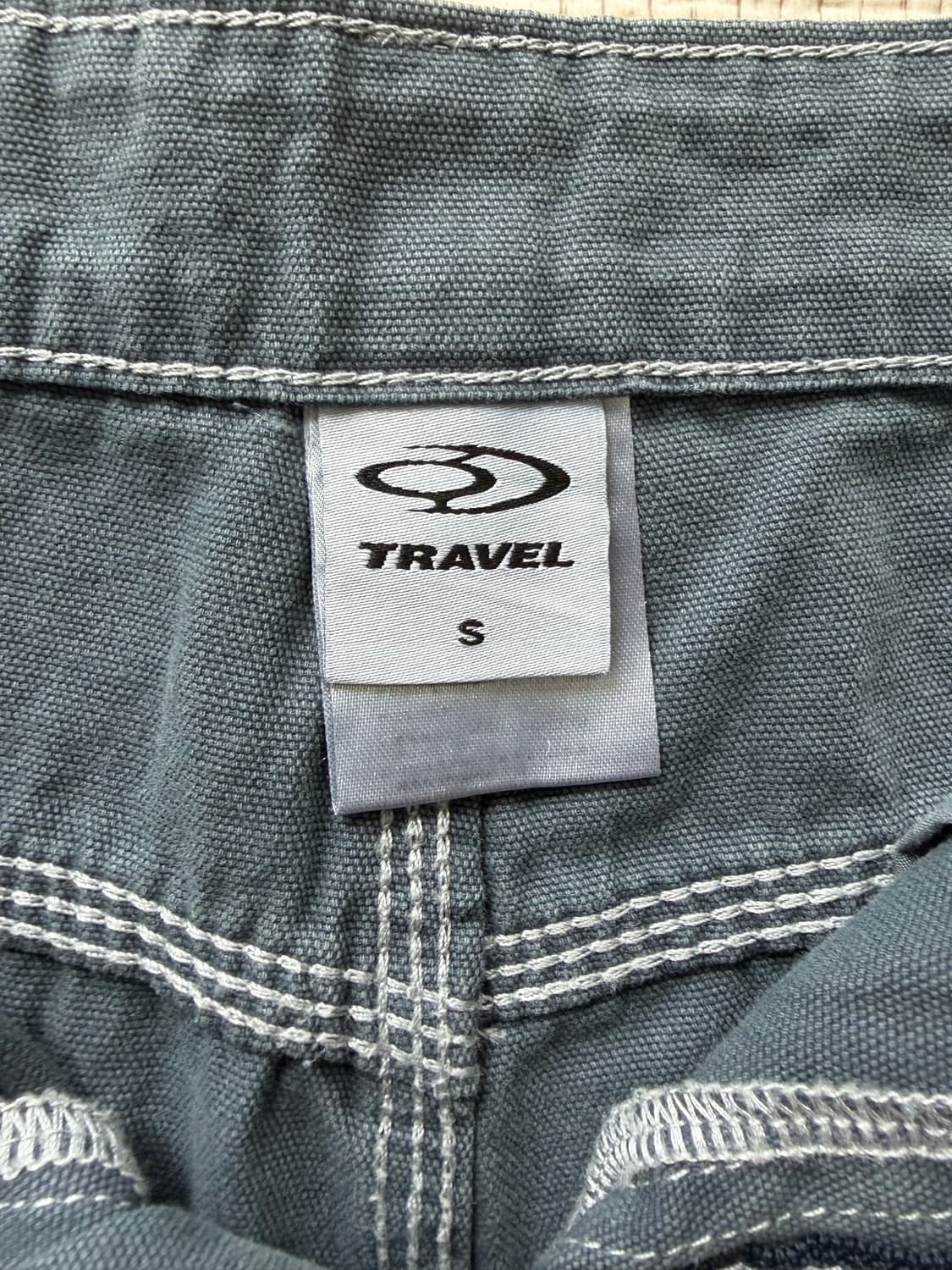 트래블 카펜터 스티치 데님 팬츠 라이트블루 상품이미지5