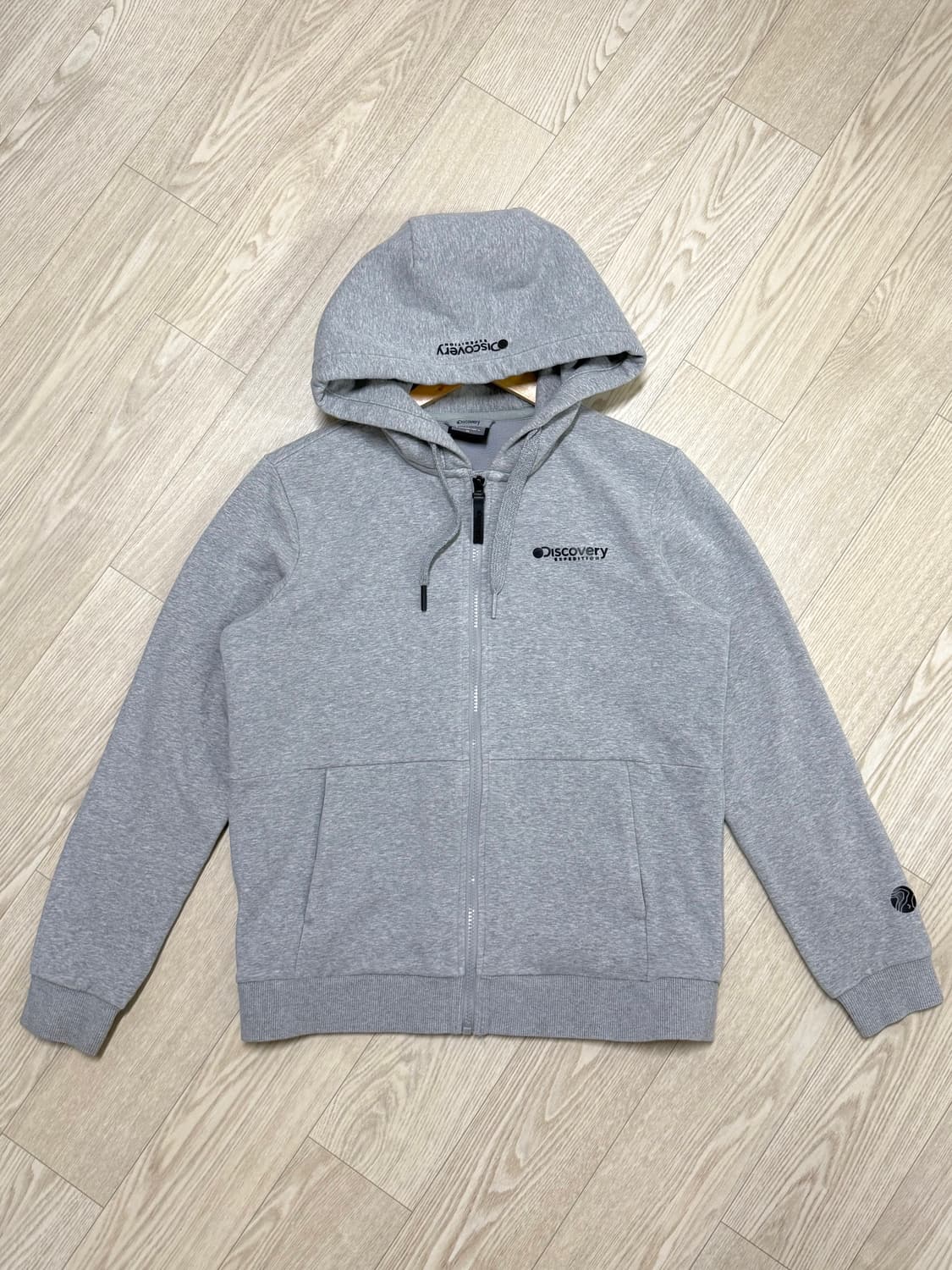 여성 95 / 디스커버리 그레이 후드집업 상품이미지1