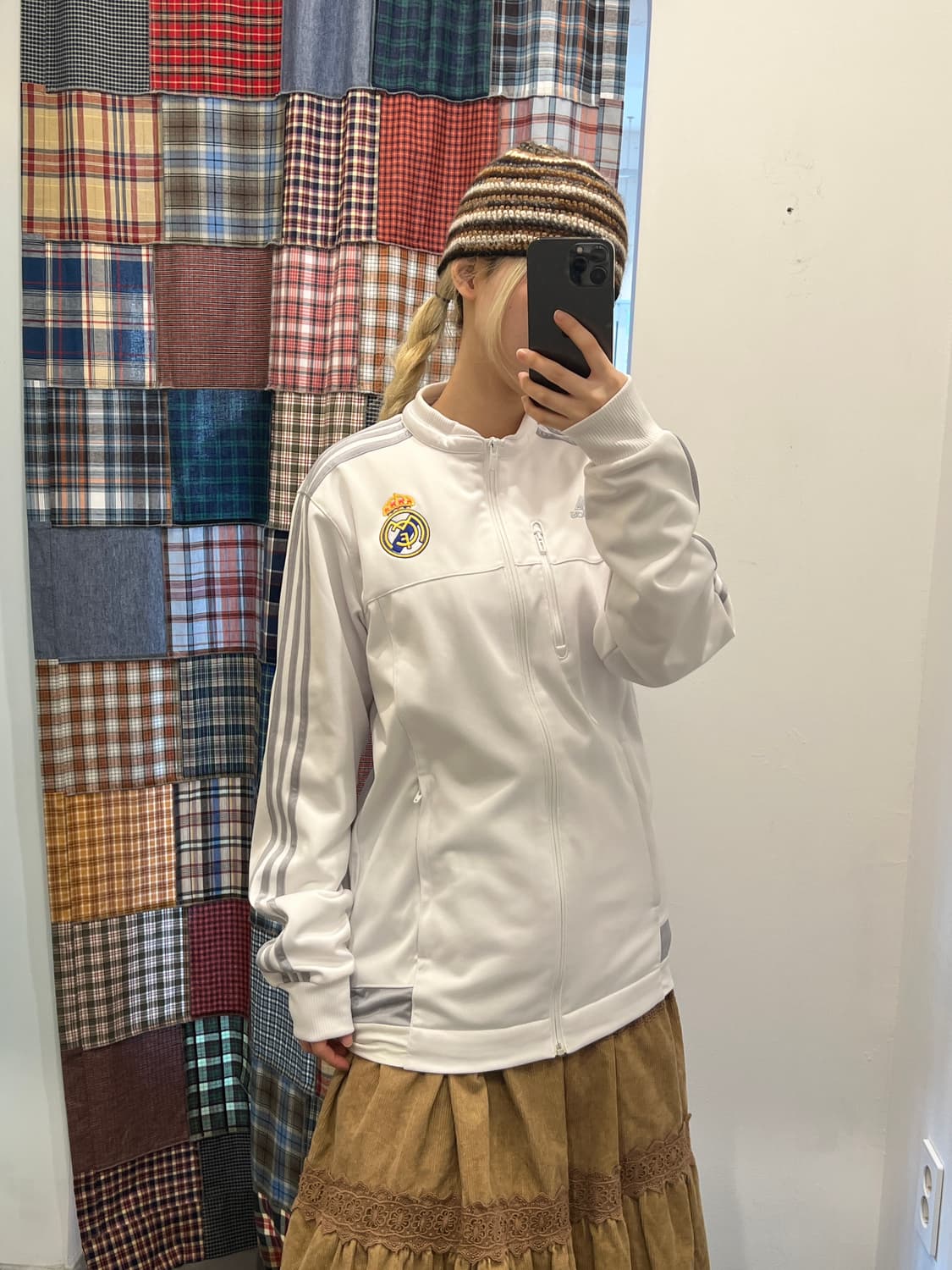 아디다스 레알마드리드 져지 화이트 실버 상품이미지4