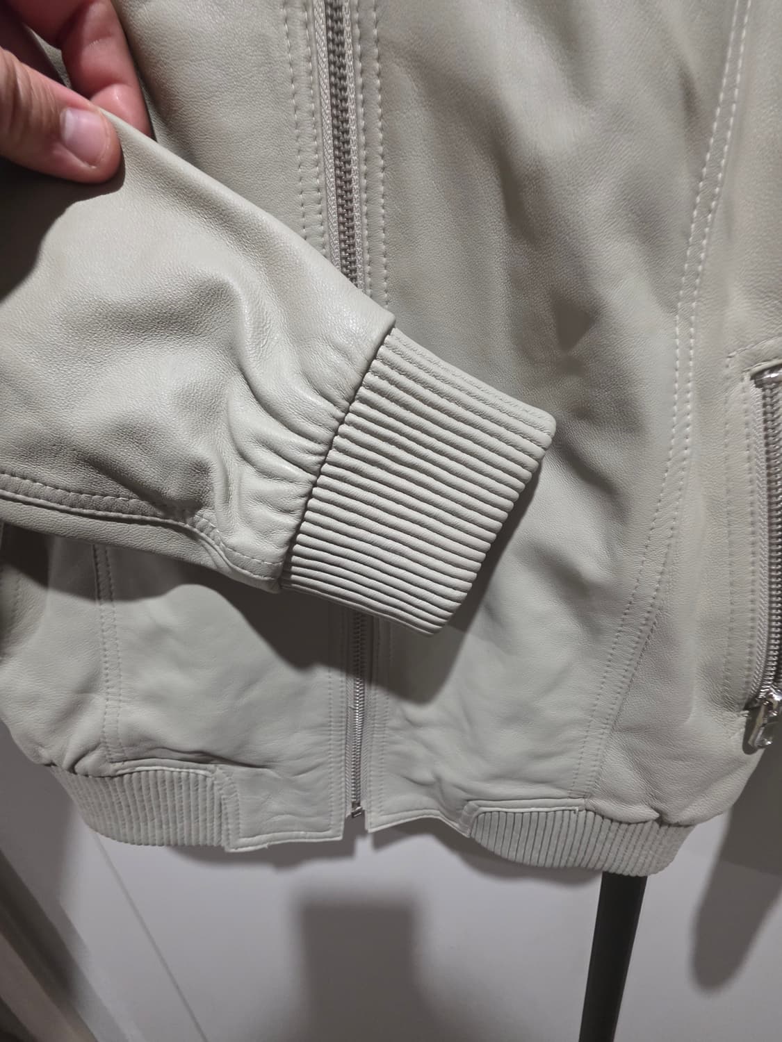 HASSTIGE 여성 양가죽 봄버 자켓 66 상품이미지5