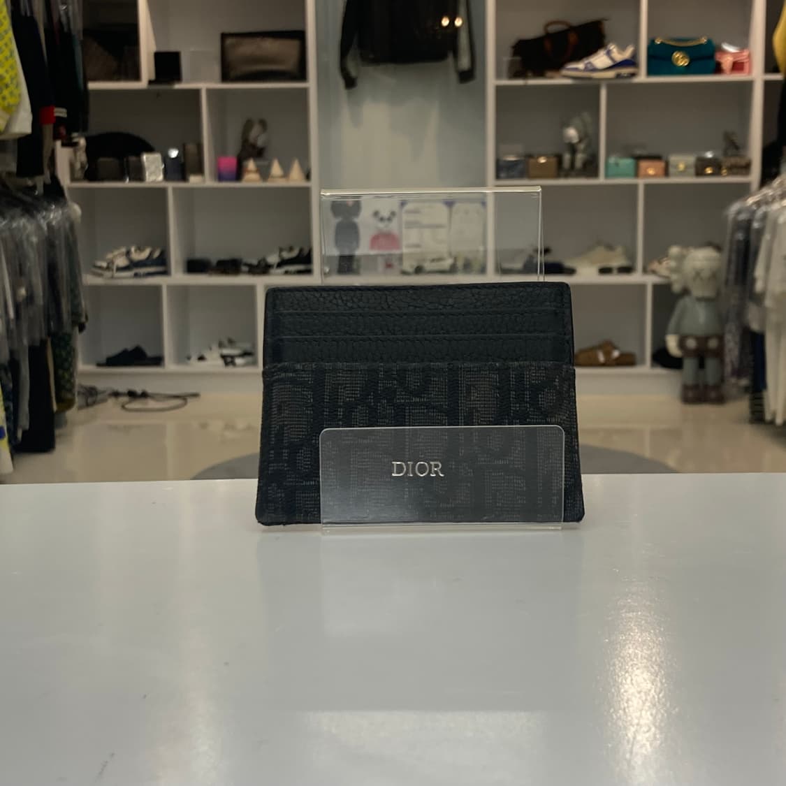 [리오브전포점] 디올 오블리크 카드지갑 블랙 상품이미지1