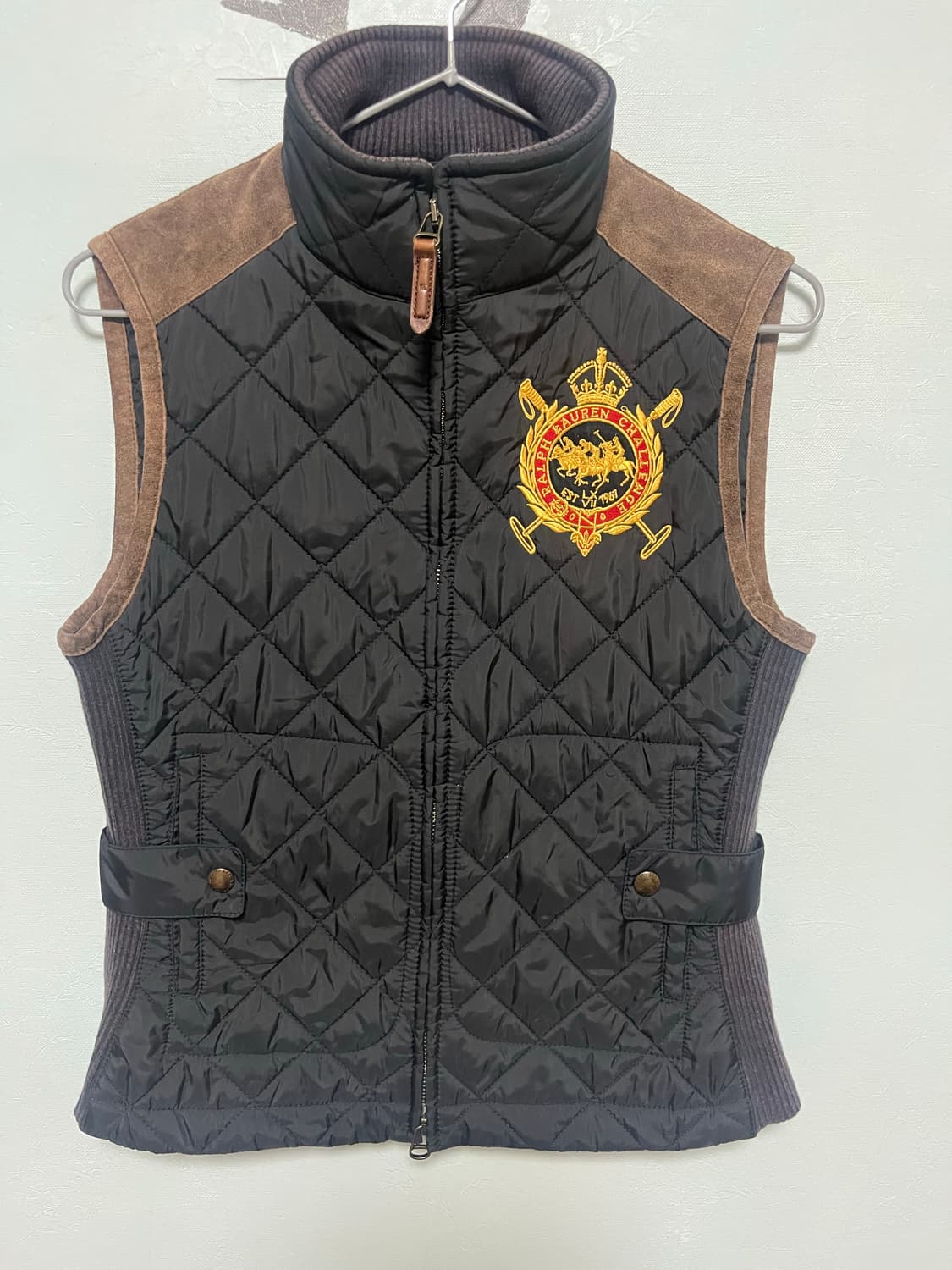 랄프로렌 퀼팅 조끼 블랙 상품이미지1