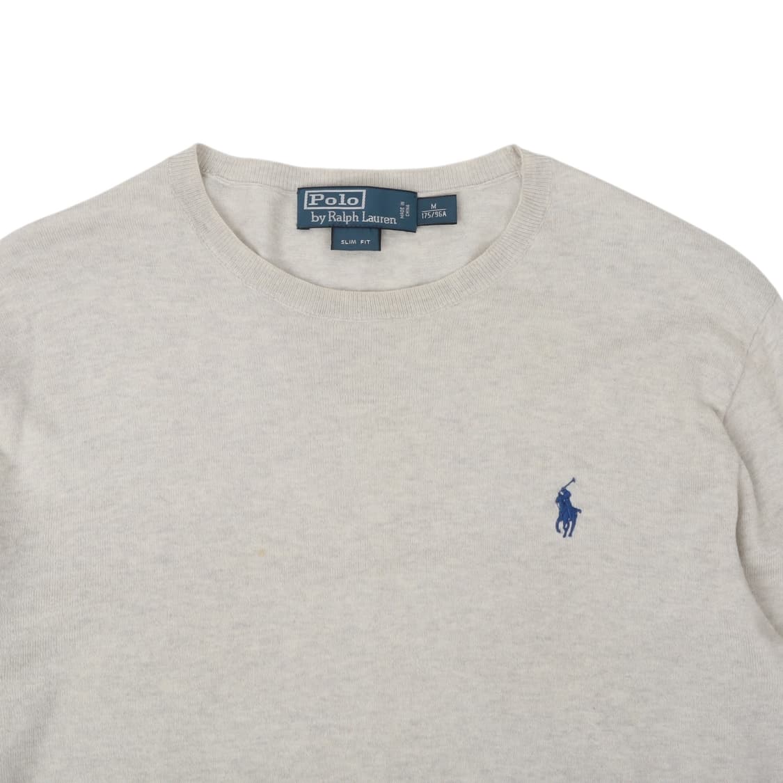 폴로 랄프로렌 라이트그레이 코튼 라운드 니트 상품이미지2