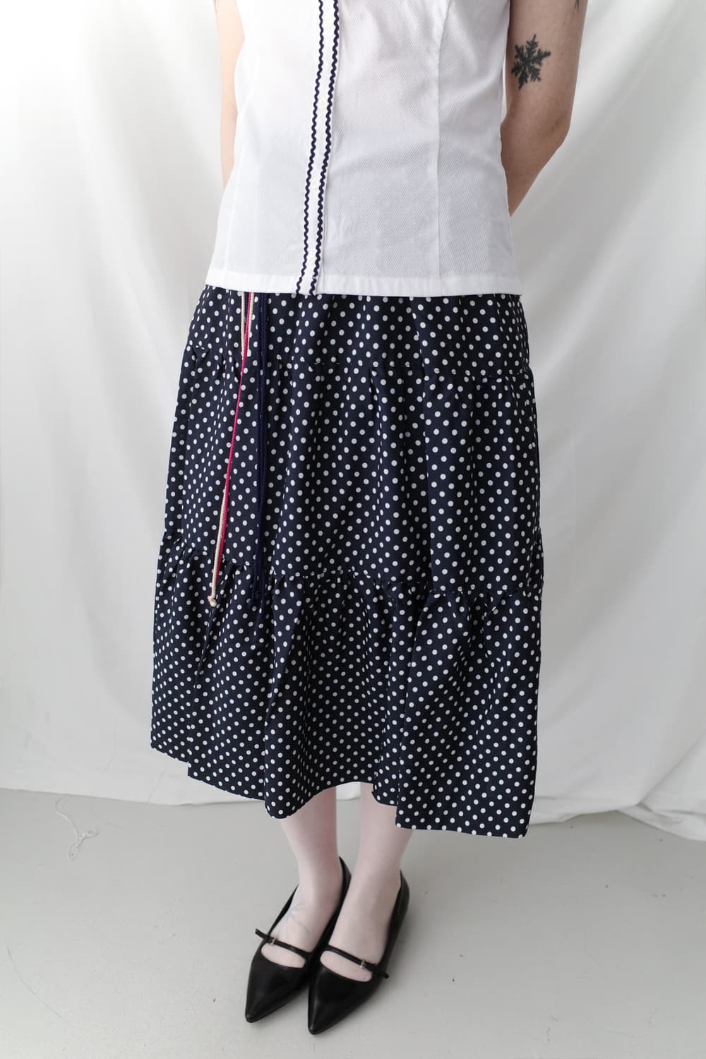dot cancan skirt 상품이미지4