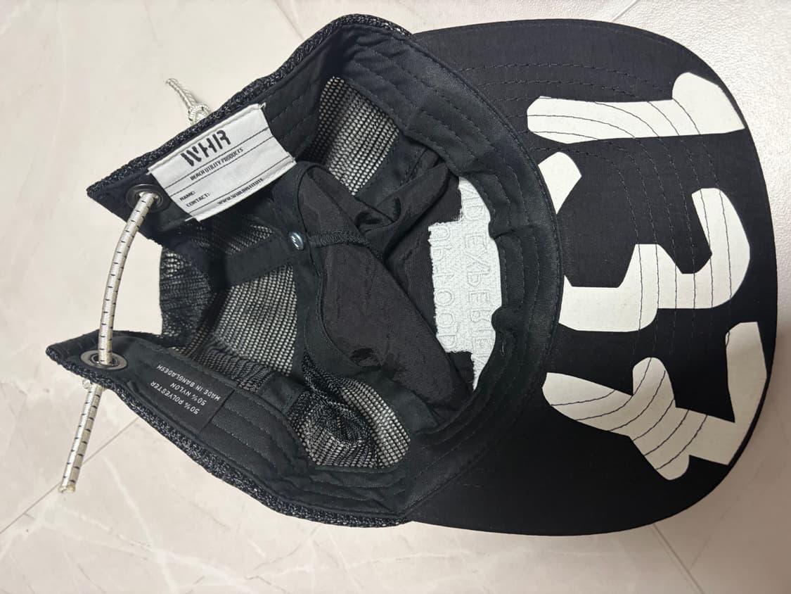 Whr 웨스턴하이드로나믹리서치 메쉬캡 블랙 상품이미지4