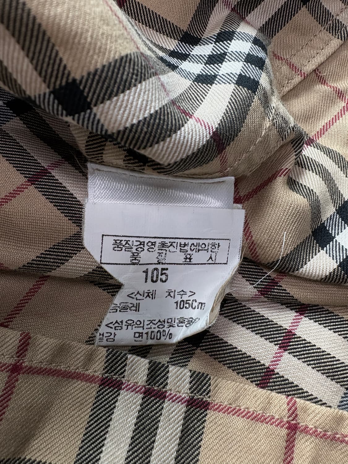 버버리 아카이브 노바체크 반팔 셔츠 3138 상품이미지4