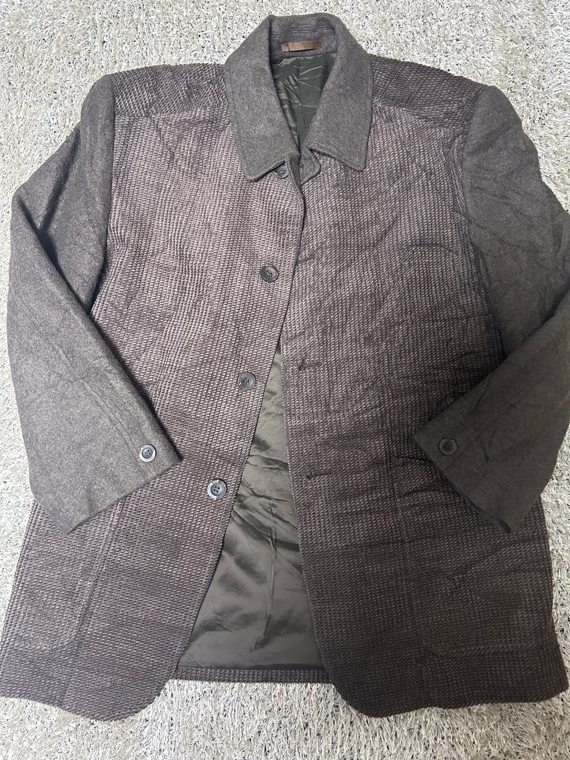 일본판 DOLCIS 코듀로이 울 코트 사이즈 105~110 상품이미지1