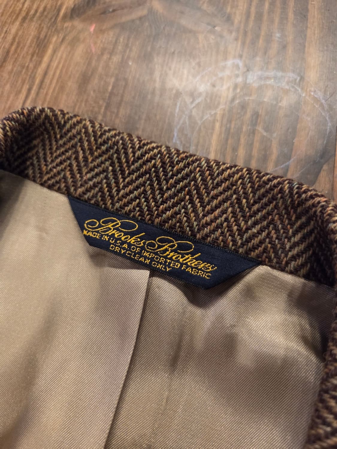 브룩스 브라더스 트위드자켓 미국메이드 상품이미지5