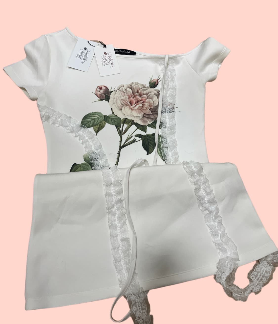 엘프엘프엘프 아카이브스 아이보리 레이스 원피스 상품이미지1