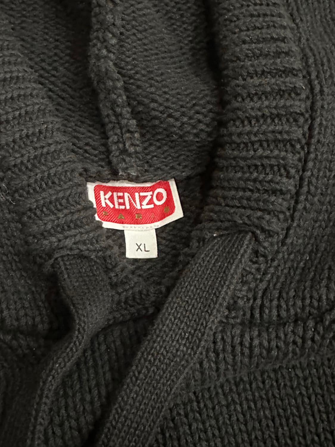 겐조 x 베르디 젠더리스 후드 점퍼 블랙 xl 상품이미지3