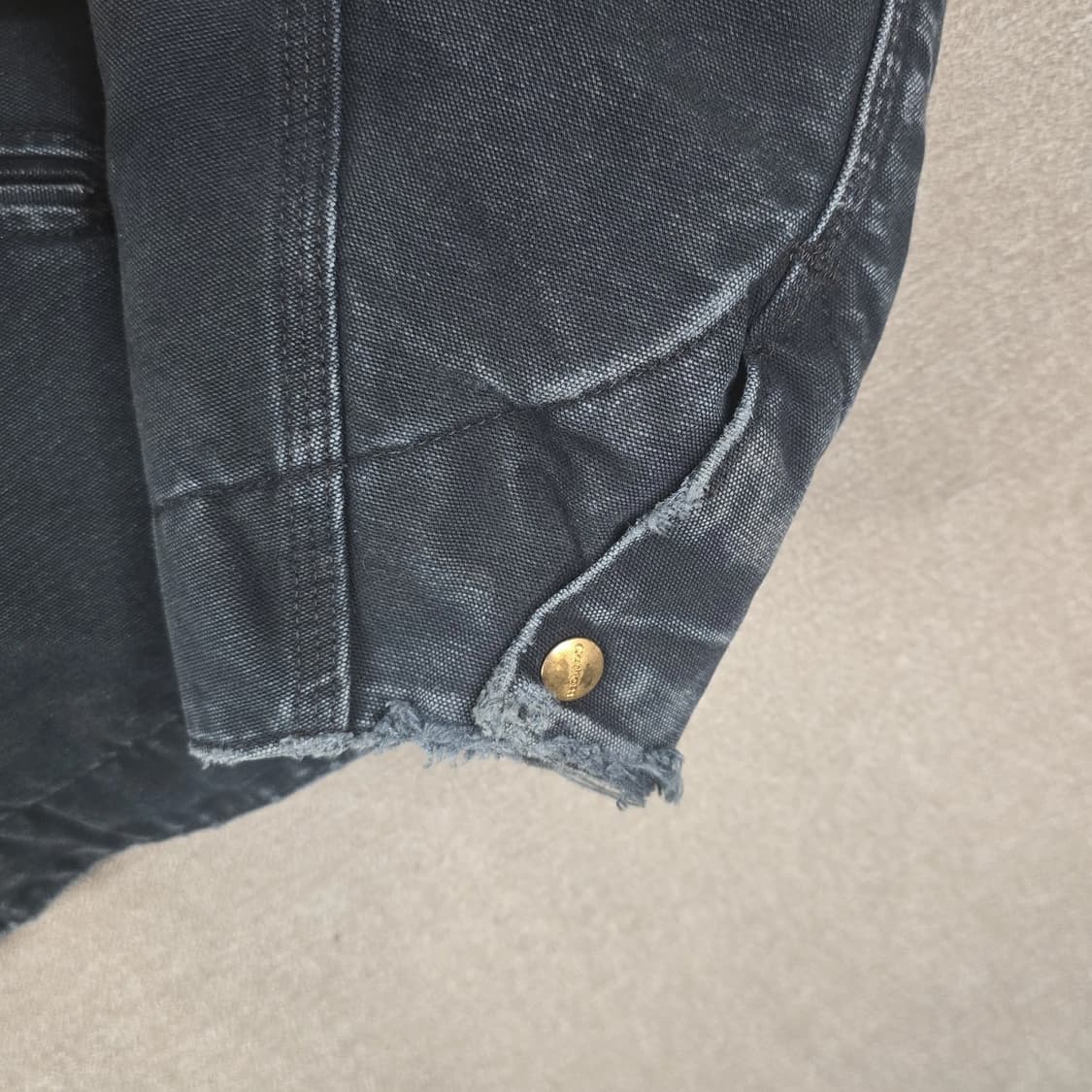 칼하트 J01 빈티지 디트로이트 자켓 블랙 상품이미지5