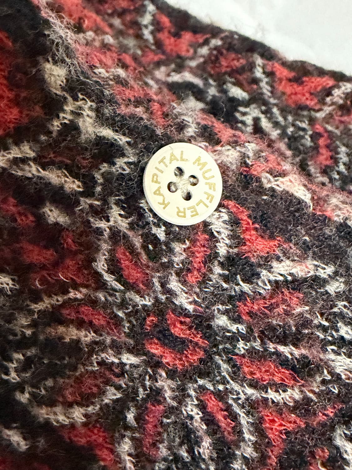 캐피탈 축융 울 반다나 머플러 블랙 상품이미지3