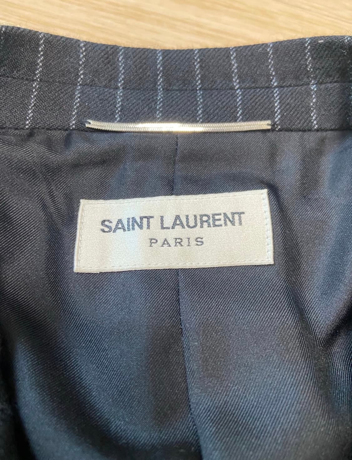 48 생로랑 FW19 핀스트라이프 블레이저 자켓 상품이미지3