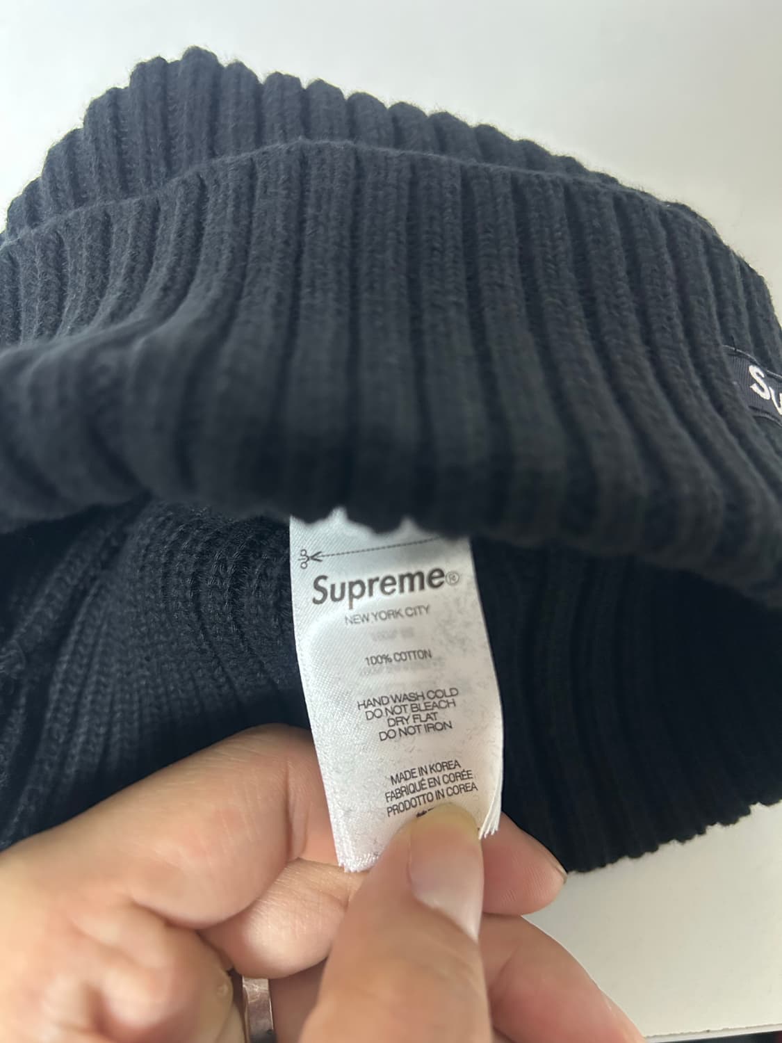 26SS 슈프림 오버다이드비니 블랙 상품이미지3