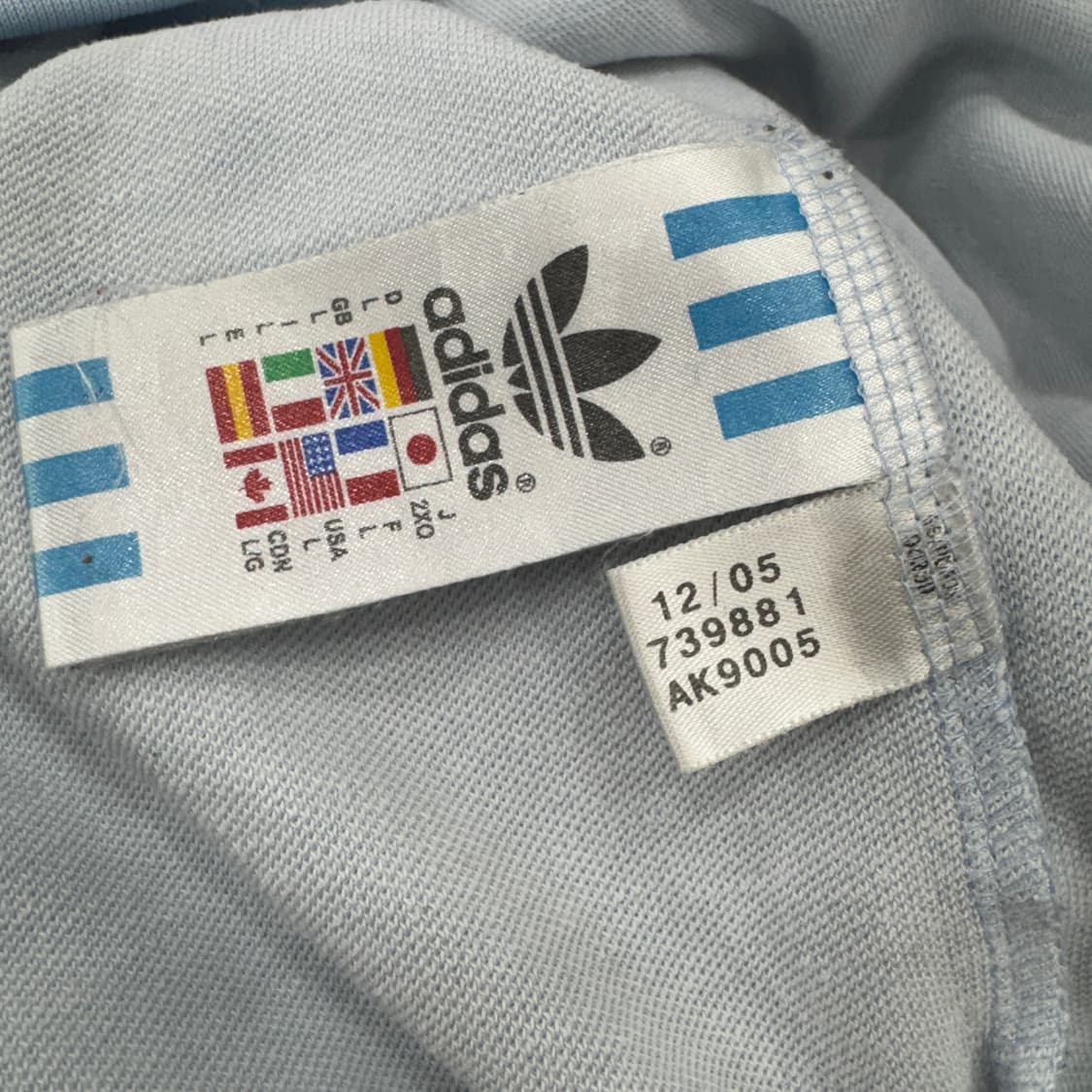 L 아디다스 베켄바우어 독일 하늘 트랙탑 져지 상품이미지10