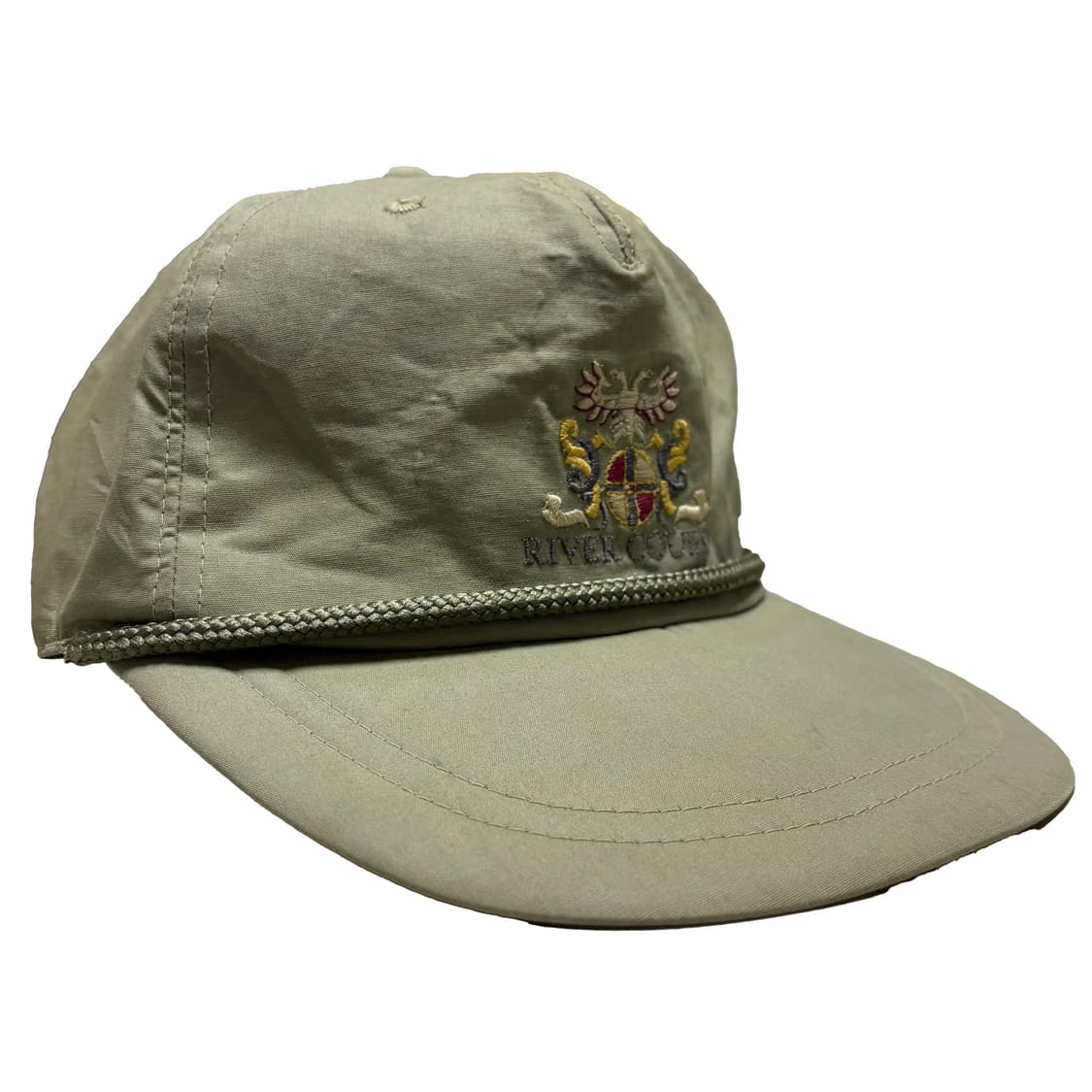 리버 코스(RIVER COURSE) 자수 로프 디테일 나일론 캡 상품이미지2