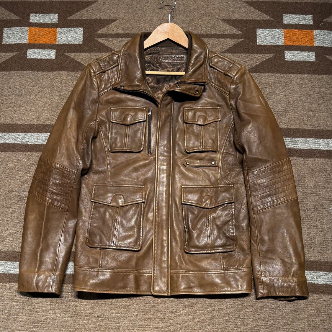 비욘드클로젯 남성 양가죽 자켓 브라운 100 상품이미지1