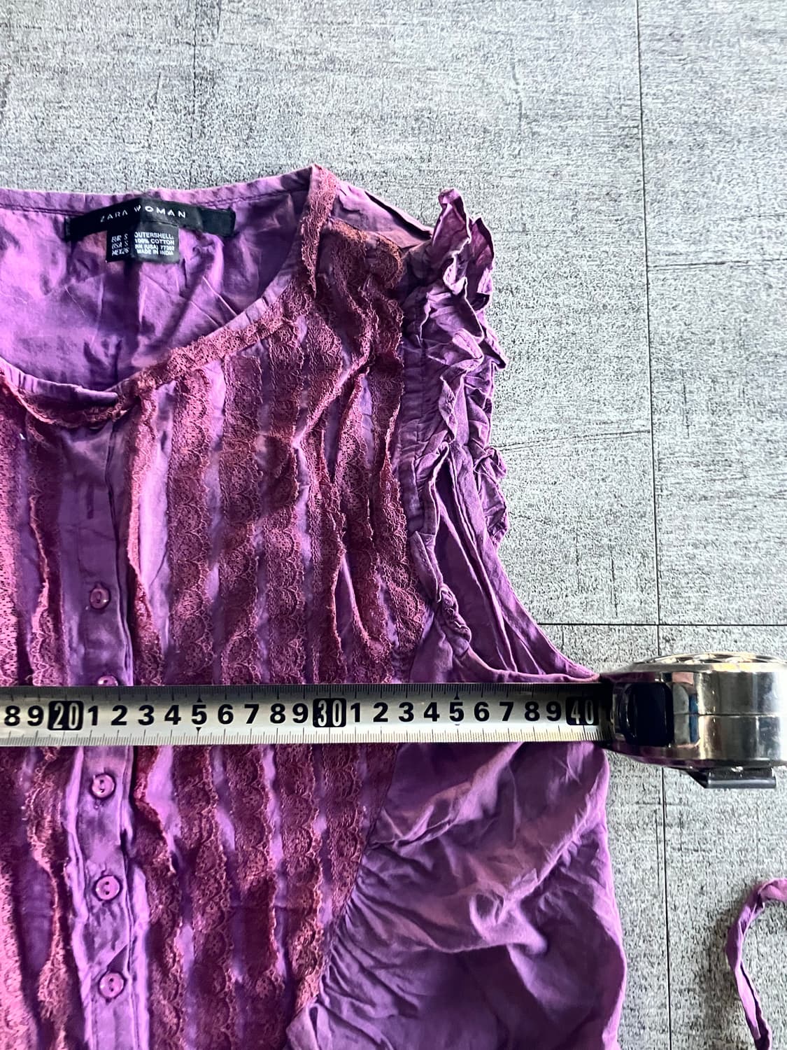 Zara 자라 하구미모리걸 달천깔페어리 슬리브리스 나시탑 상품이미지2