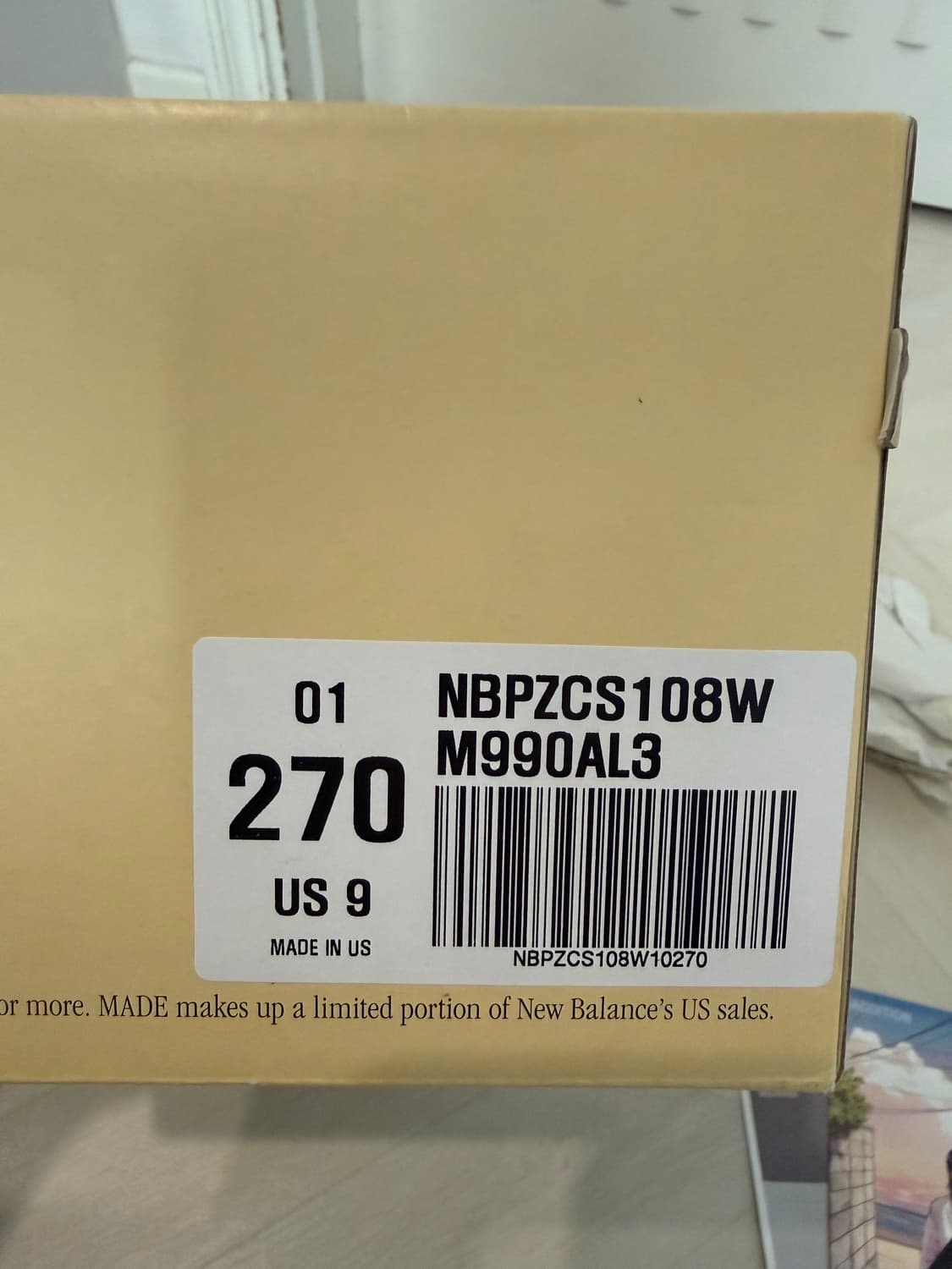 뉴발란스 999v3 씨솔트 270 상품이미지6