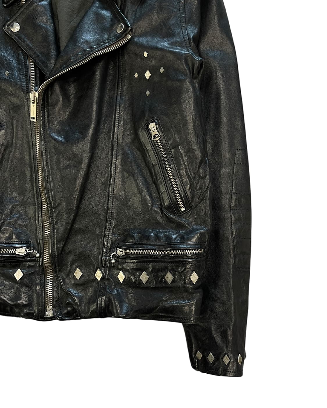 골든구스 스터드 바이컷 자켓 블랙 상품이미지7