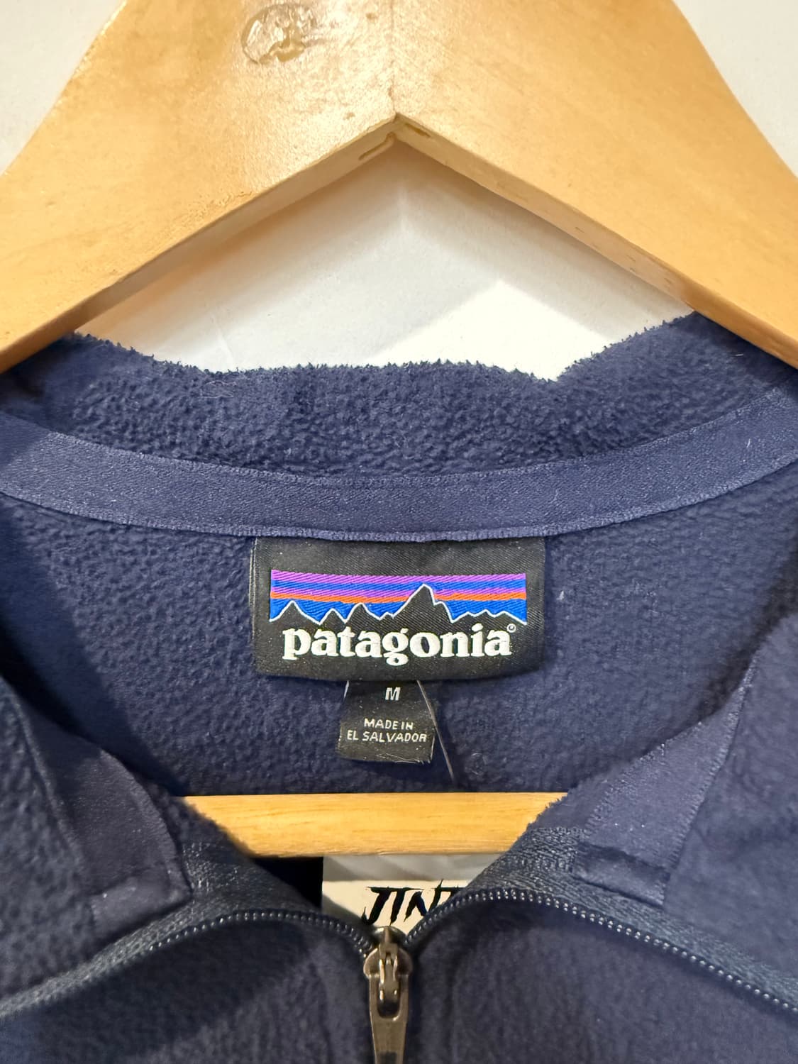 파타고니아 네이비 플리스 하프집업 상품이미지3