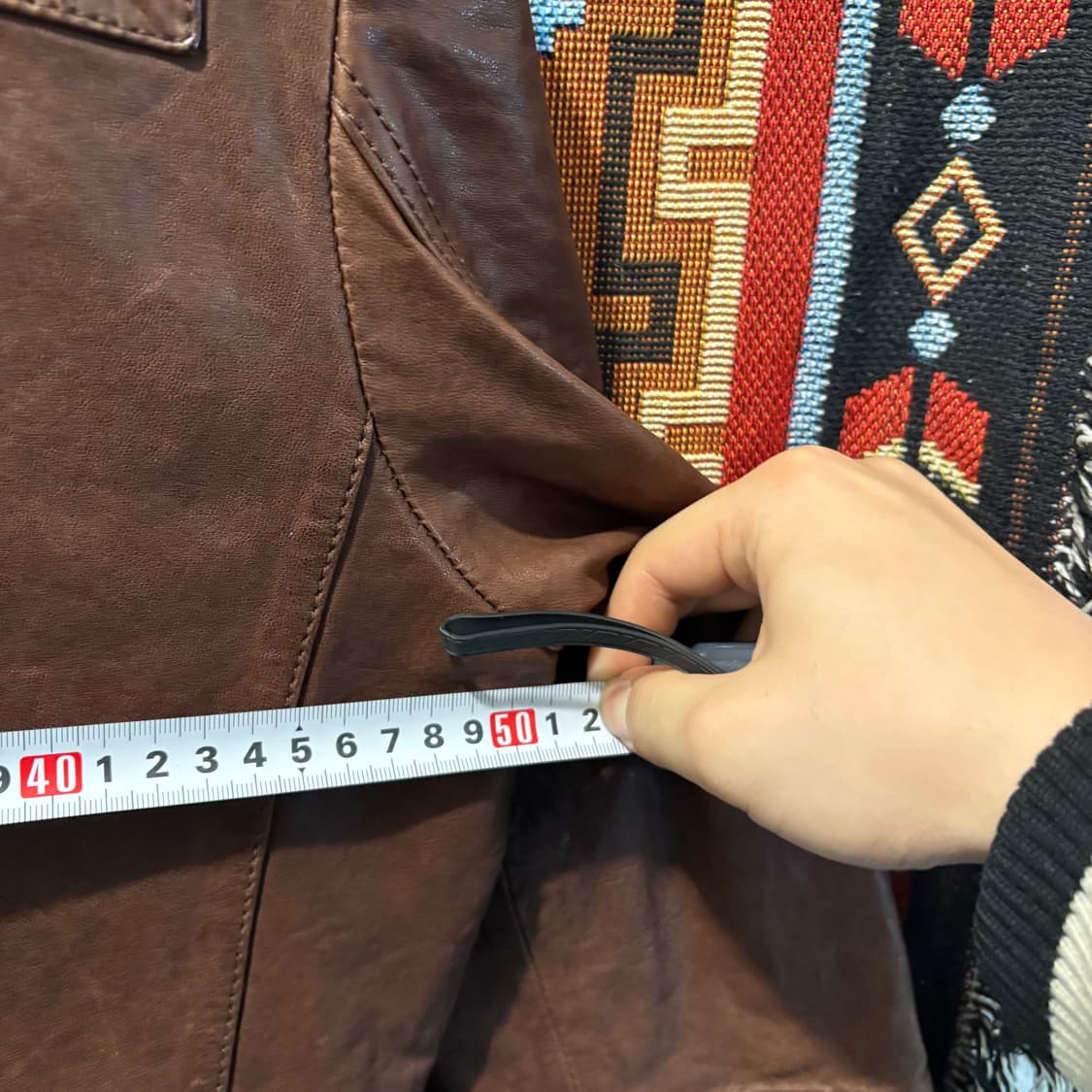 빈티지 양가죽 포켓 레더자켓 상품이미지10