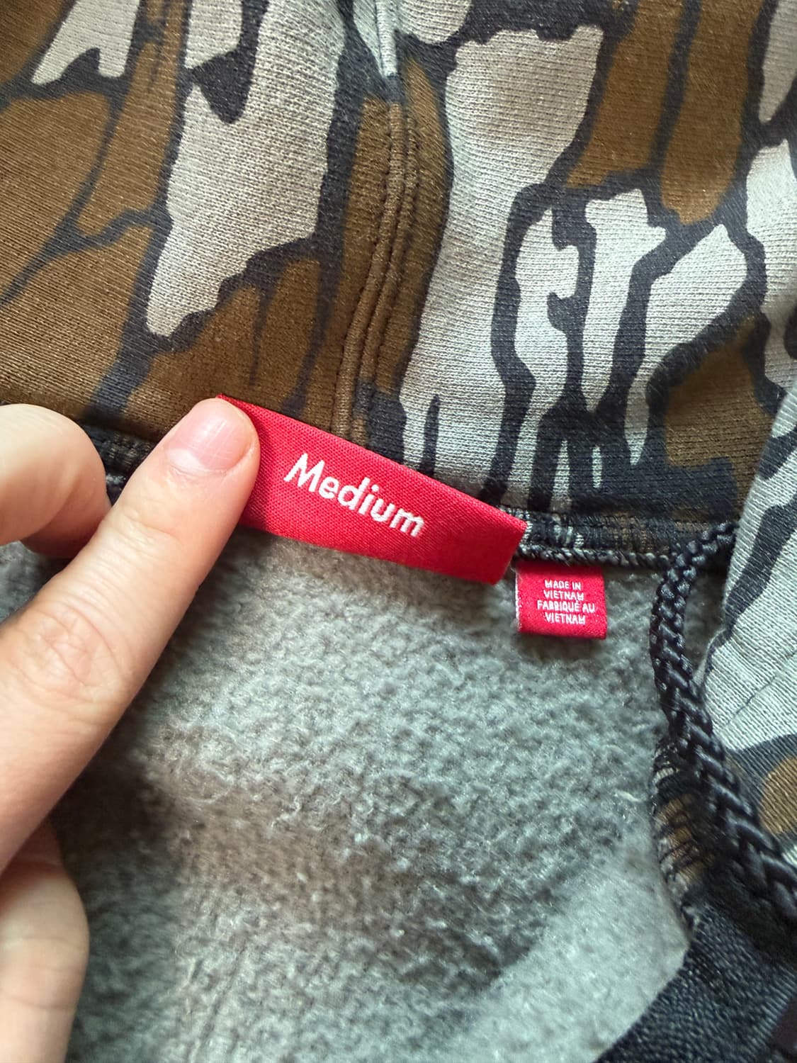 슈프림 25ss 워크집업 후디 모시오크 트리바크 상품이미지3