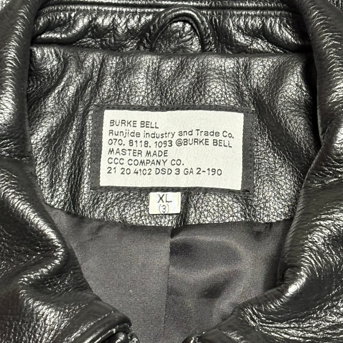 XL 에이징CCC 소가죽 레더자켓 상품이미지4