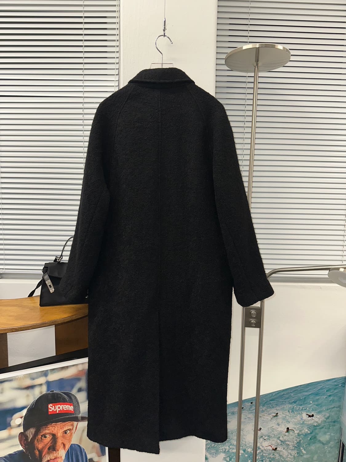 STUDIO TOMBOY 울 부클 롱 코트 블랙 (os) 상품이미지5